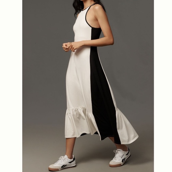Anthropologie Dresses & Skirts - Anthropologie Black and White Midi Dress